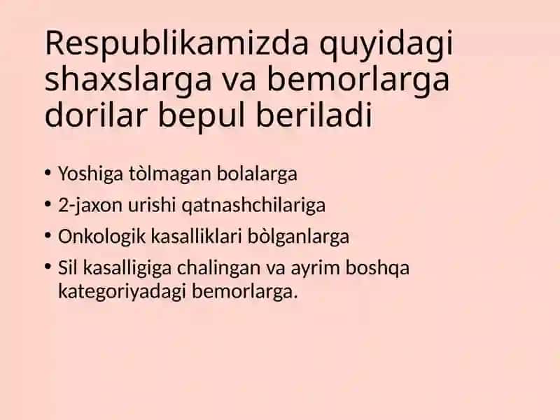 Retseptning tuzilishi, shakllari va yozish qoidalari. 4