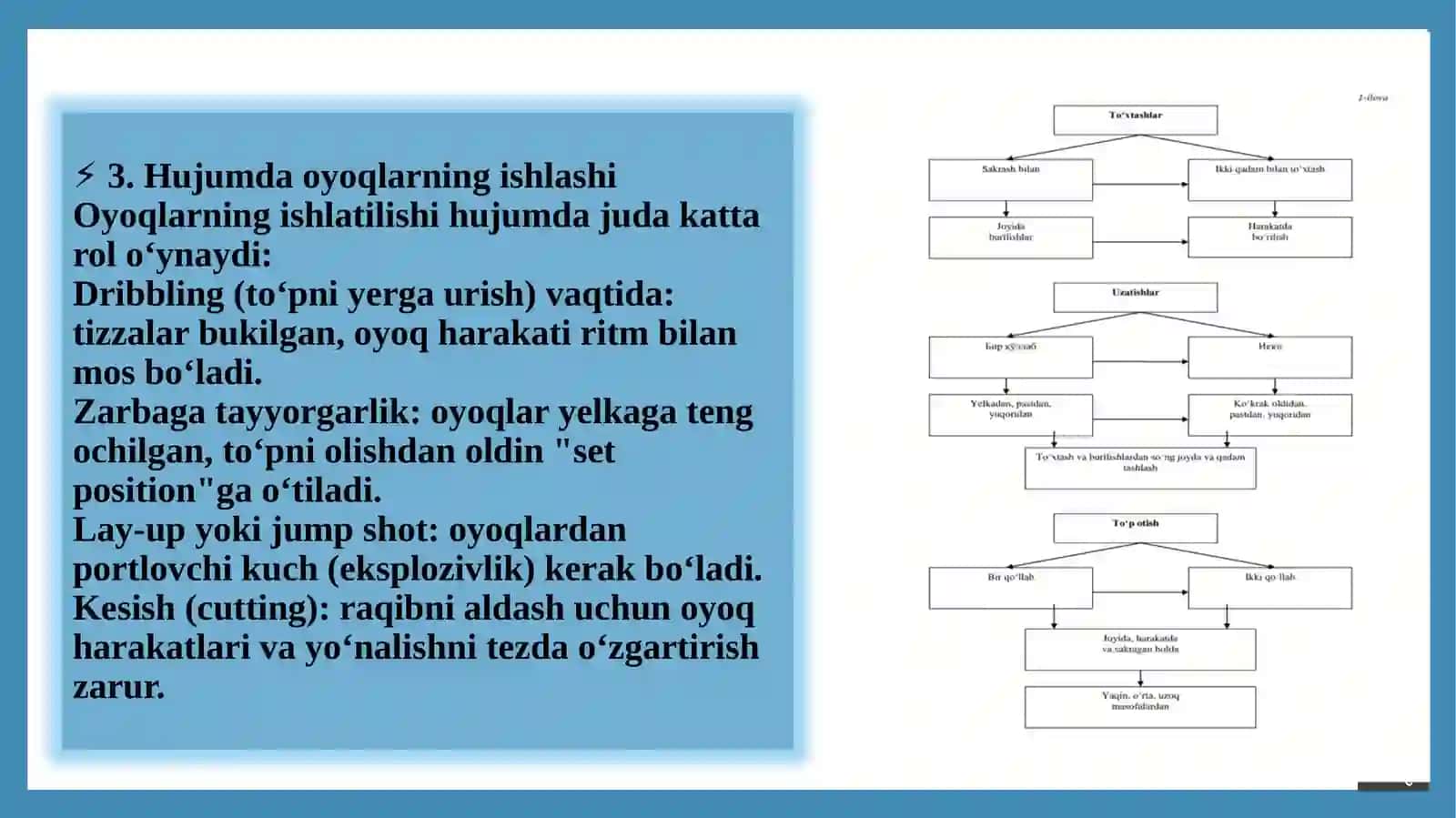 sportturlarini o'rgatish metodikasi basketbol suzish 4