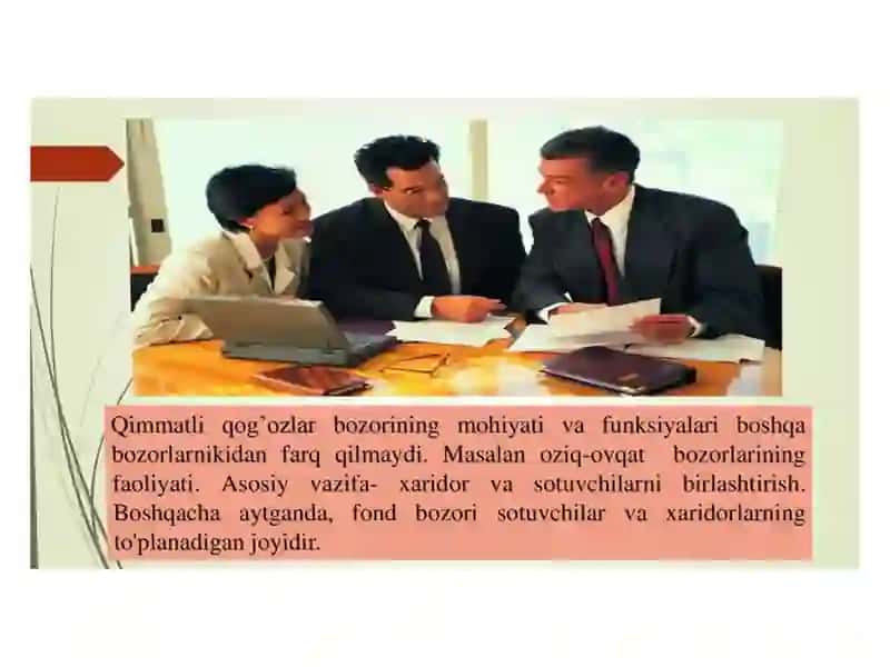 Qimmatli qogʻozlar bozori 4