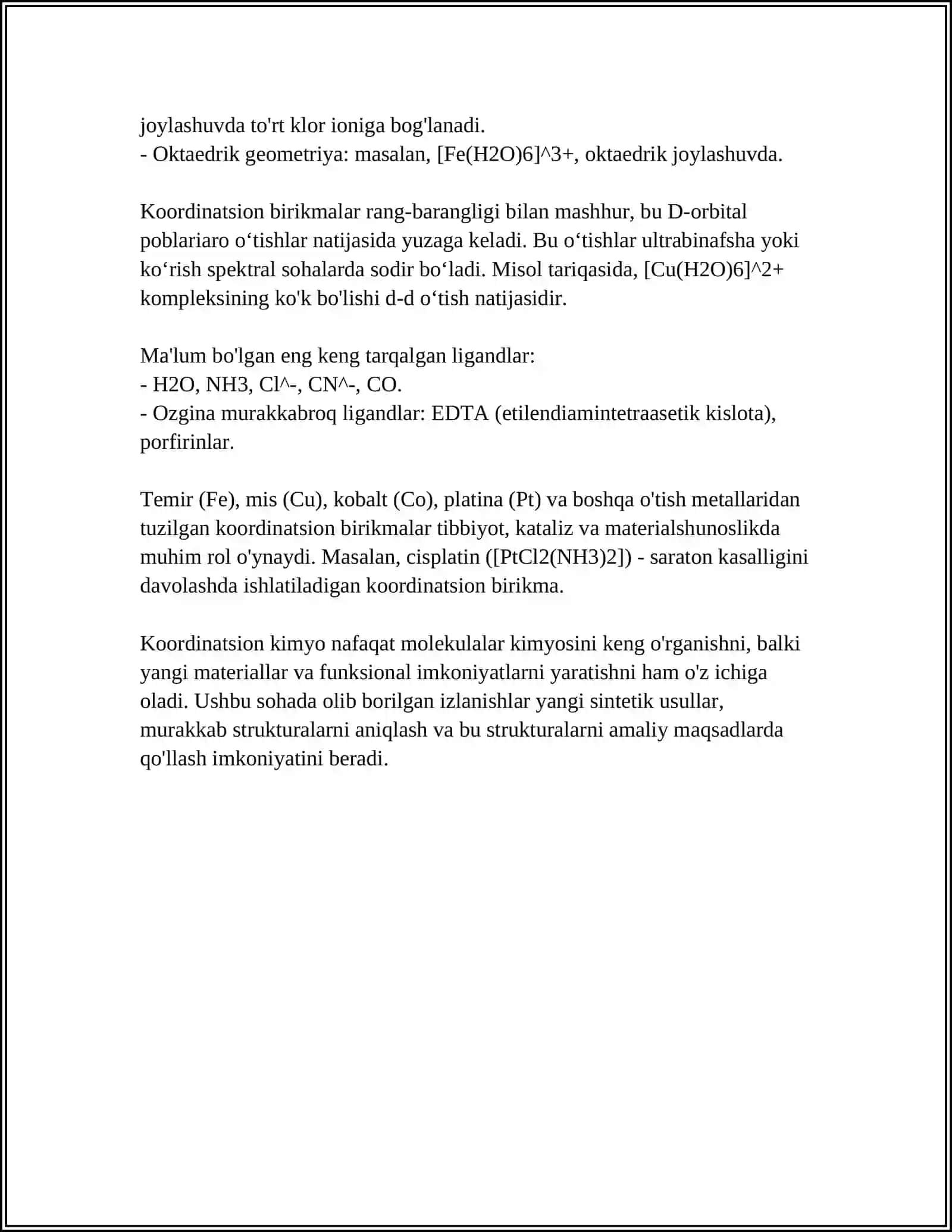 KOMPLEKS BIRIKMALAR.VERNER NAZARIYASI 4