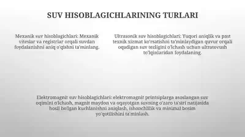 Suvoqova Suv Quvurlariga Suv Hisobligich OʻRnatish 4
