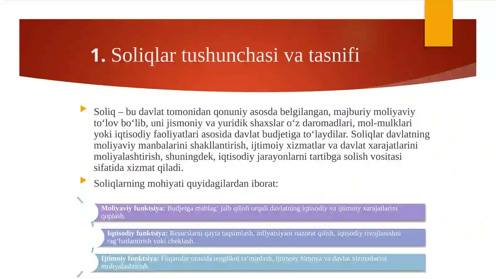 Davlat Budjeti Daromadlarini Shakillantirishda Soliqlarning Tutgan o'rni va Ahamiyati 4