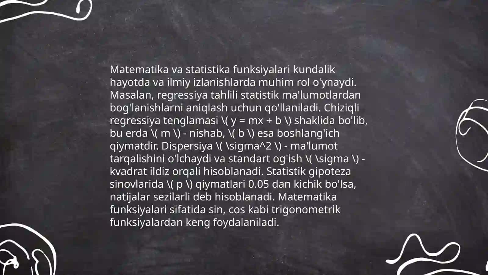 Microsoft Excel dasturida funksiyalardan foydalanishning uziga xos xususiyatlari va usullari 4