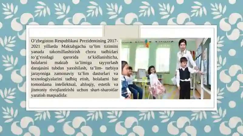 Maktabgacha yoshdagi bolalar kamolotida yangicha yondashuv 4