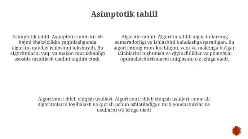 Algoritmlar Tahlili Va Algoritmlarni Ishlab Chiqish Metodlari 4