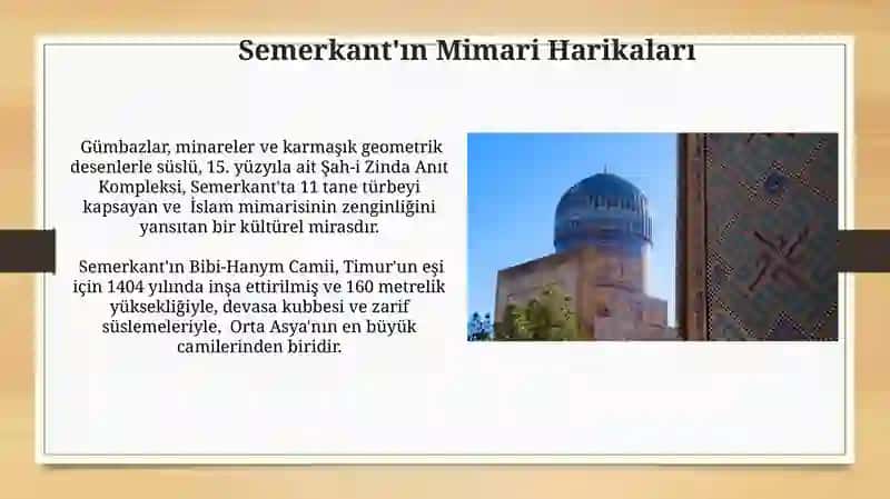 Özbekistan'ın kültürel anıtları 4