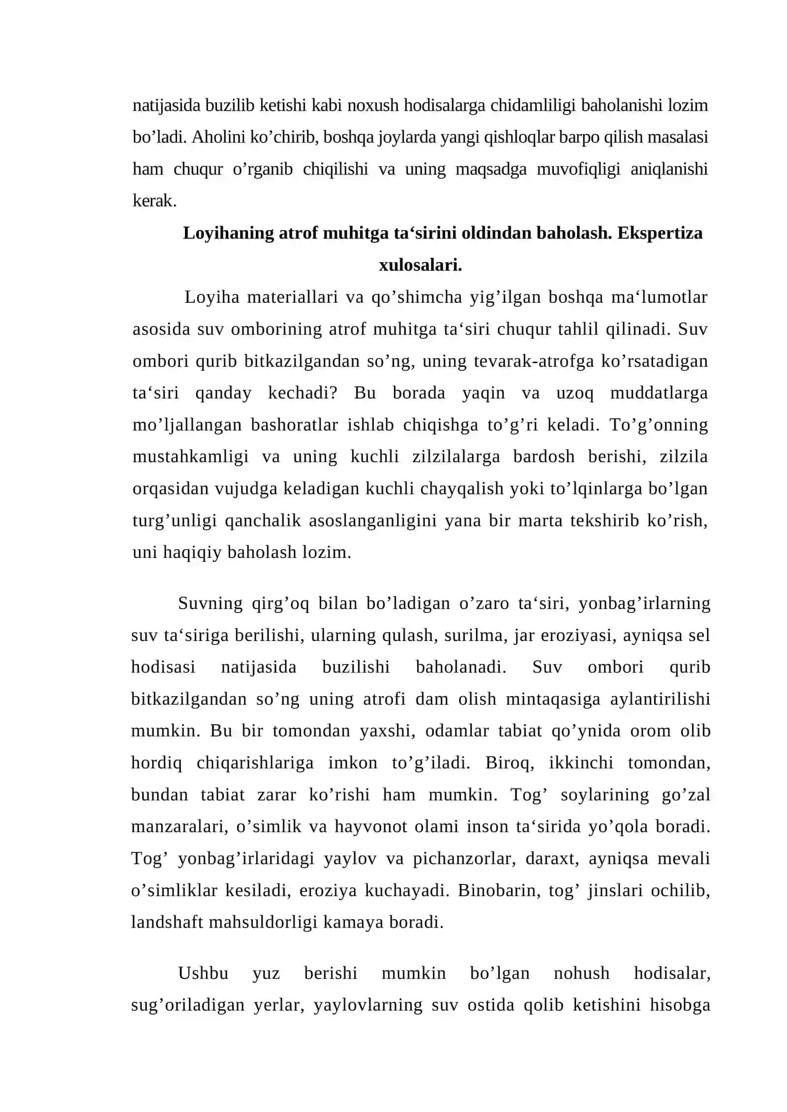 Geografik – ekologik ekspertiza asoslari 4