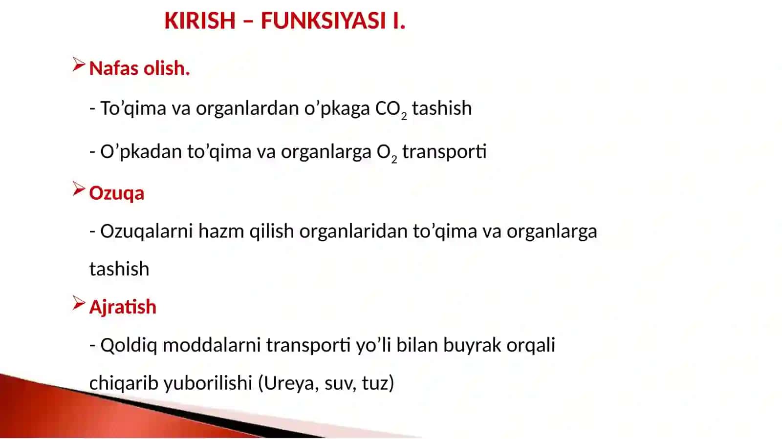 QON BIOXIMIYASI. QON TARKIBI VA VAZIFALARI. QON PLAZMA OQSILLARI 4