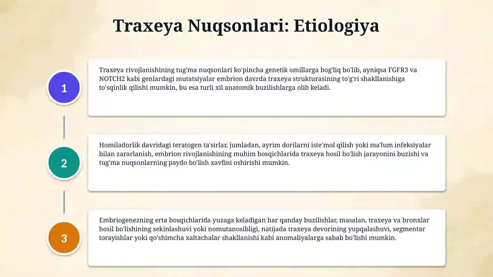 Traxeya, bronx va o‘pkalarning rivojlanish nuqsonlari va ularning operatsiyalari 4