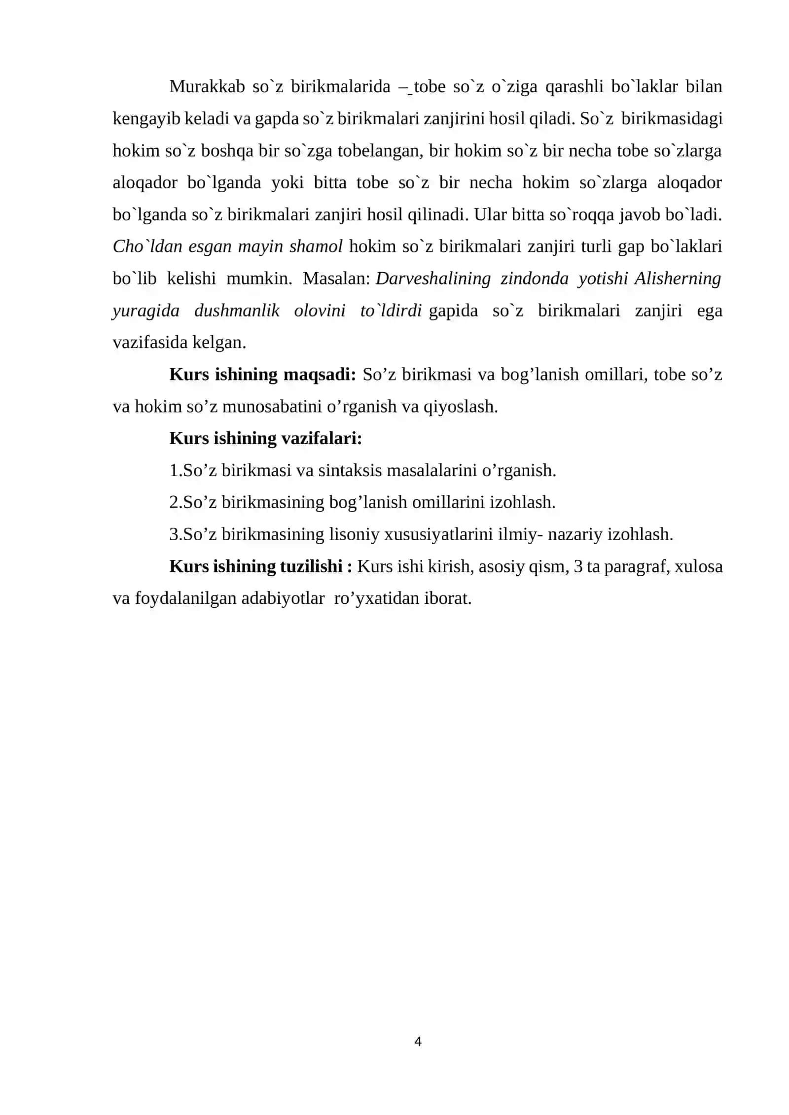 So'z birikmasi va sintaksis masalalari 4