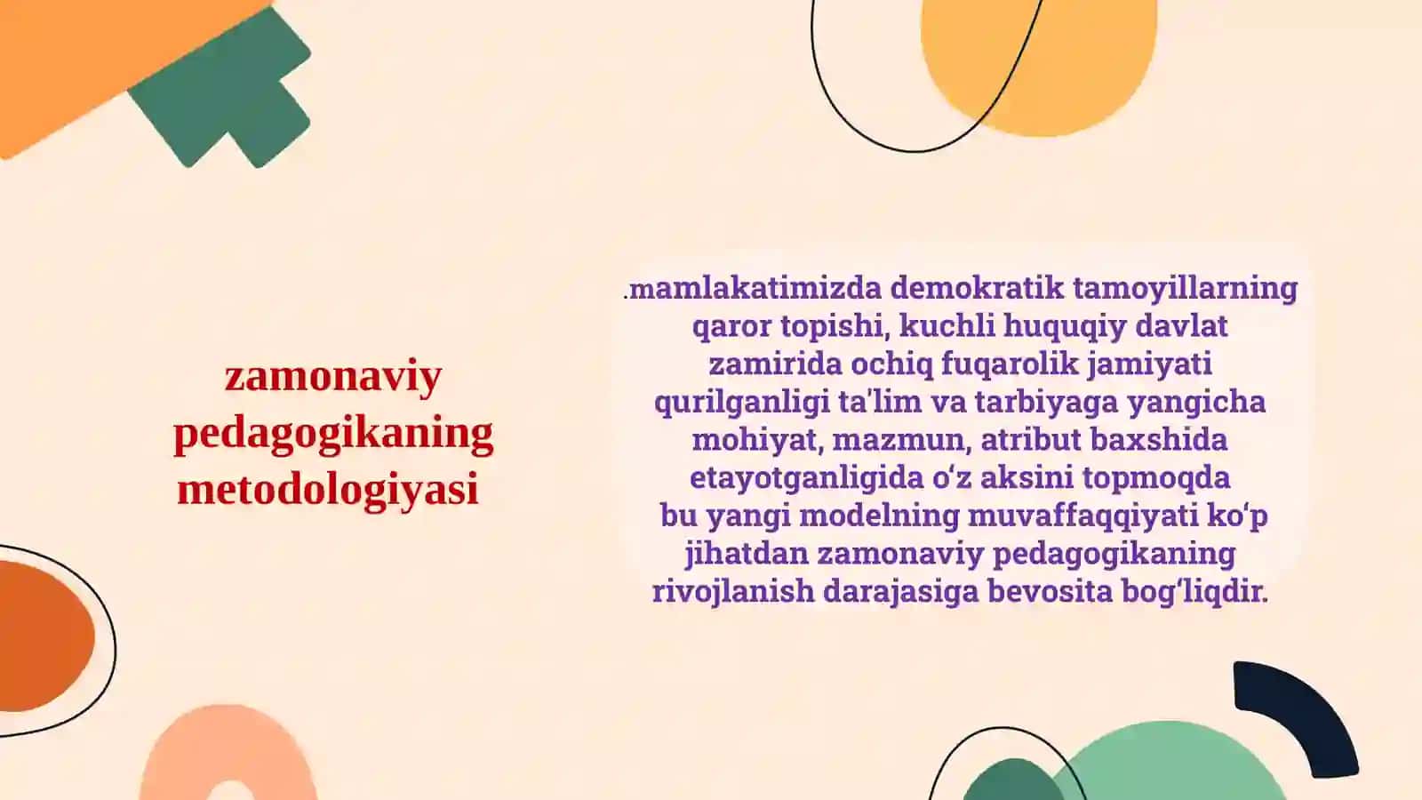 Pedagogika metodologiyasi 4