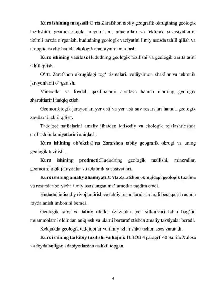 O'RTA ZARAFSHON TABIIY GEOGRAFIK OKRUGINING GEOLOGIK VAZIYATI 4