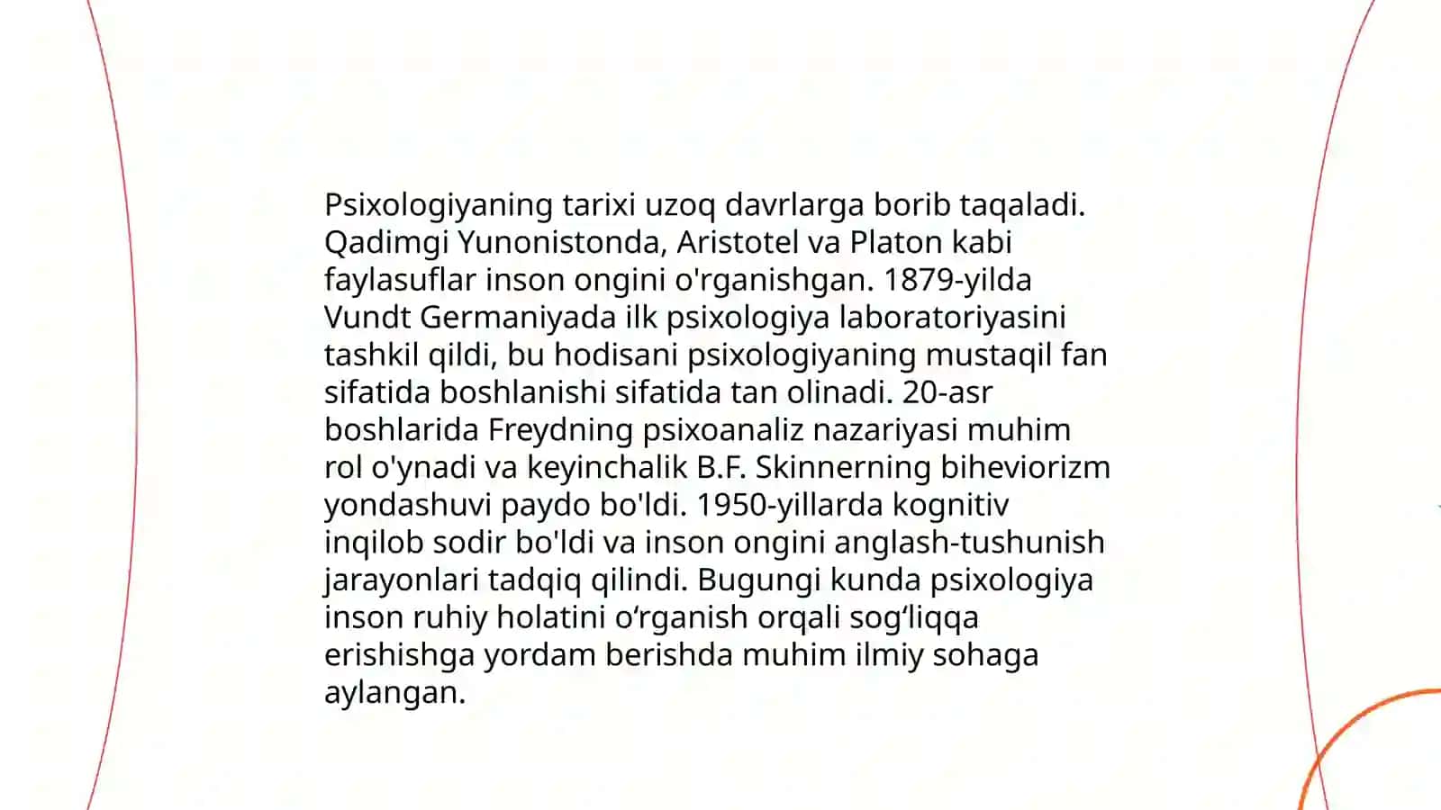 Psixologiyaning fan boʻlib shakllanishi 4