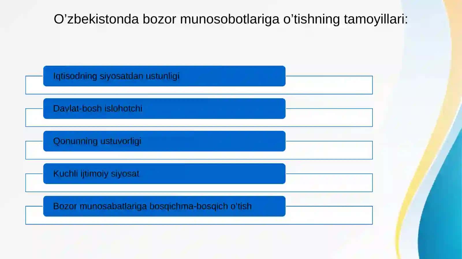 O’zbekistonda xususiy mulk va tadbirkorlikni yanada rivojlantirish 4