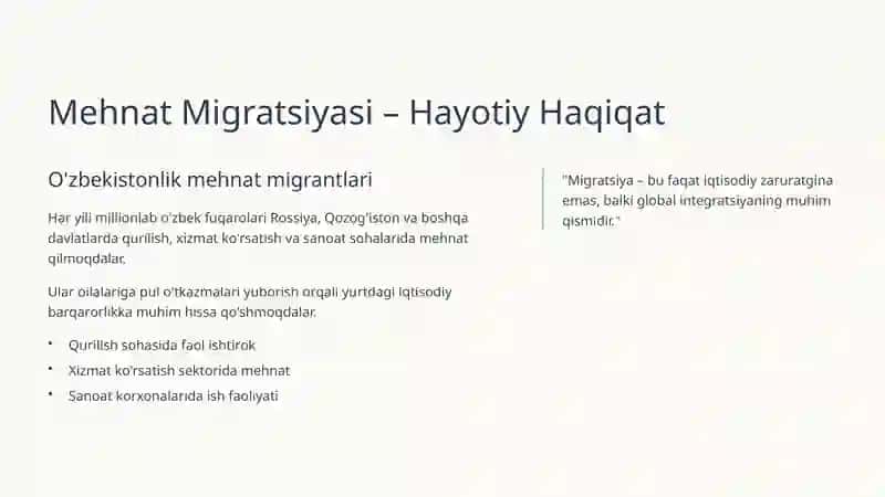 Xalqaro Migratsiya Jarayonlarining Iqtisodiy Ta'siri 4