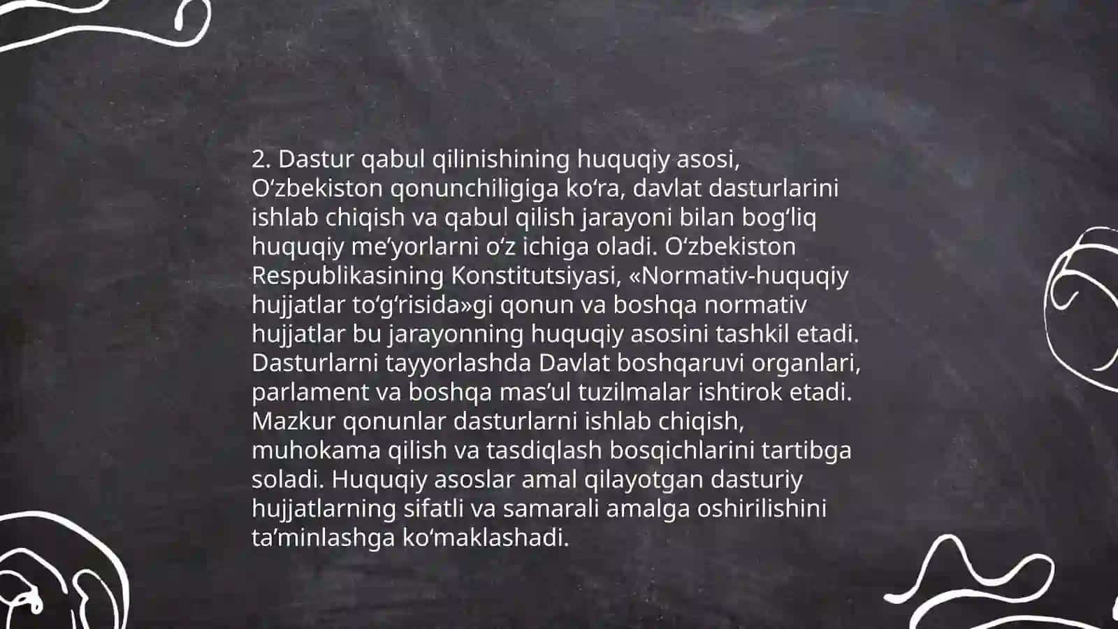 Ilk qadam davlat dasturining qabul qilinishi va mazmun mohiyati 4