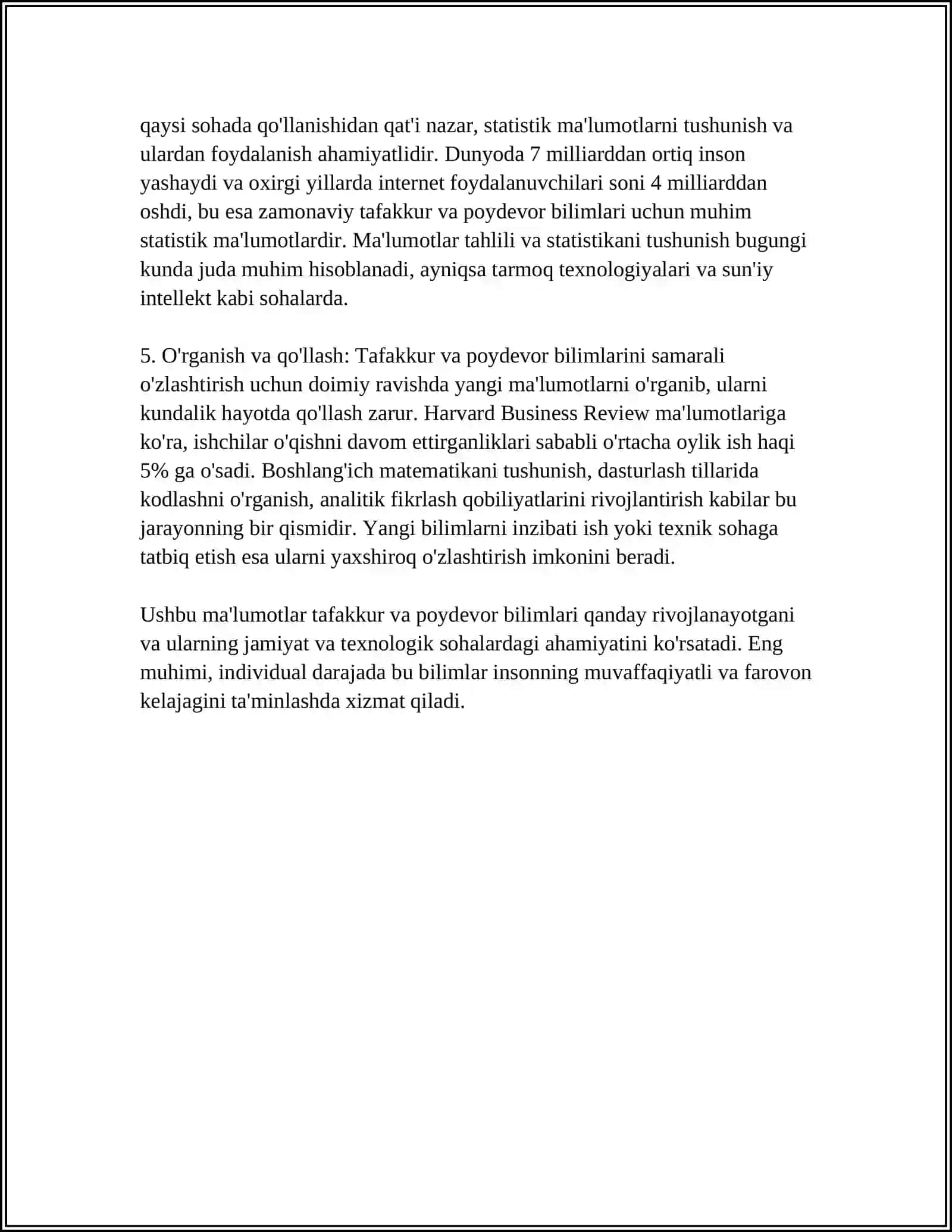 BOLANING RIVOJLANISH SOHALARI KOMPETENSIYALARI 4