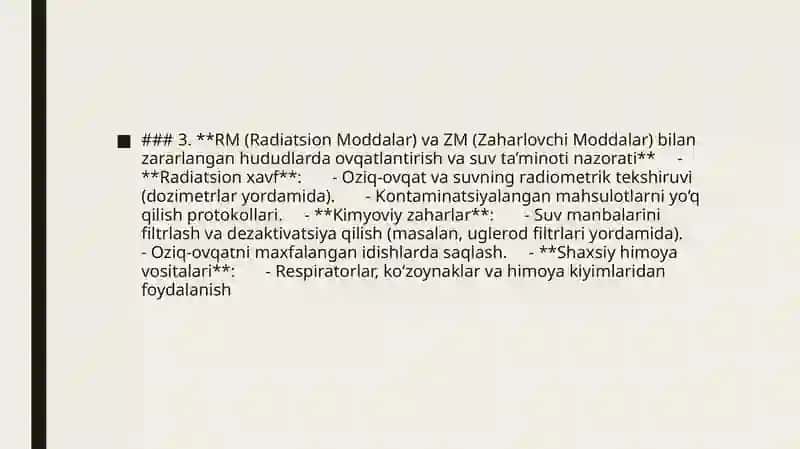 Kazarma va dala sharoitida harbiy xizmatchilarni joylashtirishning sanitariya nazorati 4