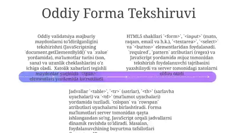 Jadvallar va formalar bilan ishlash 4