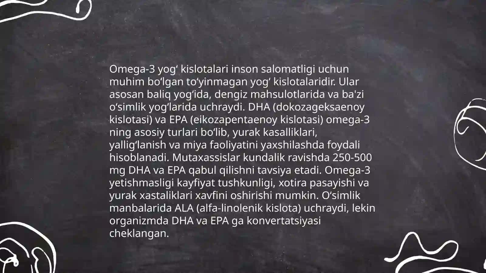 Vitamin va mineral qoʻshimchalar 4