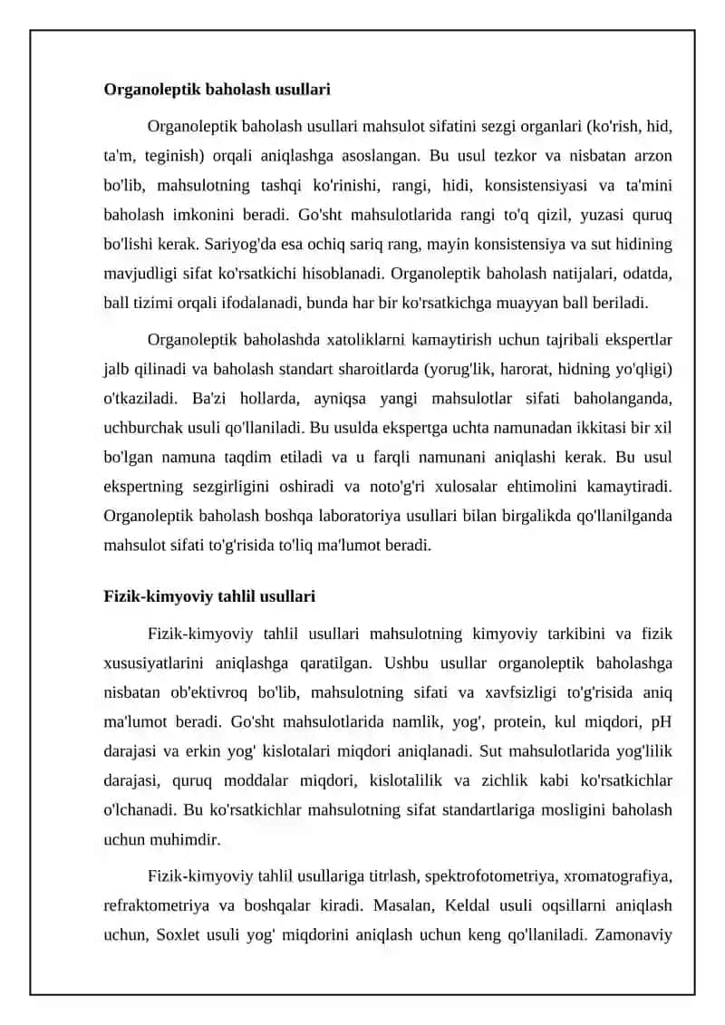 Tez buziluvchi ovqat maxsulotlarining sifatliligini gigiyenik baholash 4