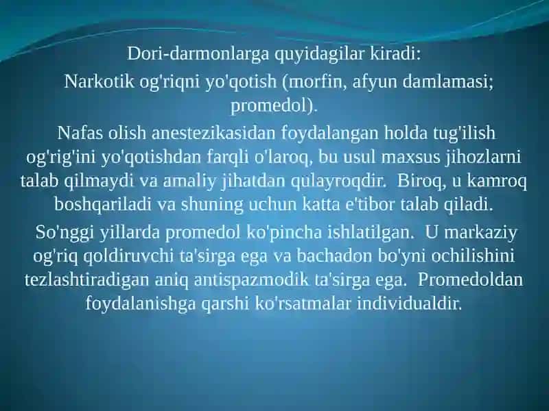 TUG’RUQNI OG’RIQSIZLANTIRISH 4
