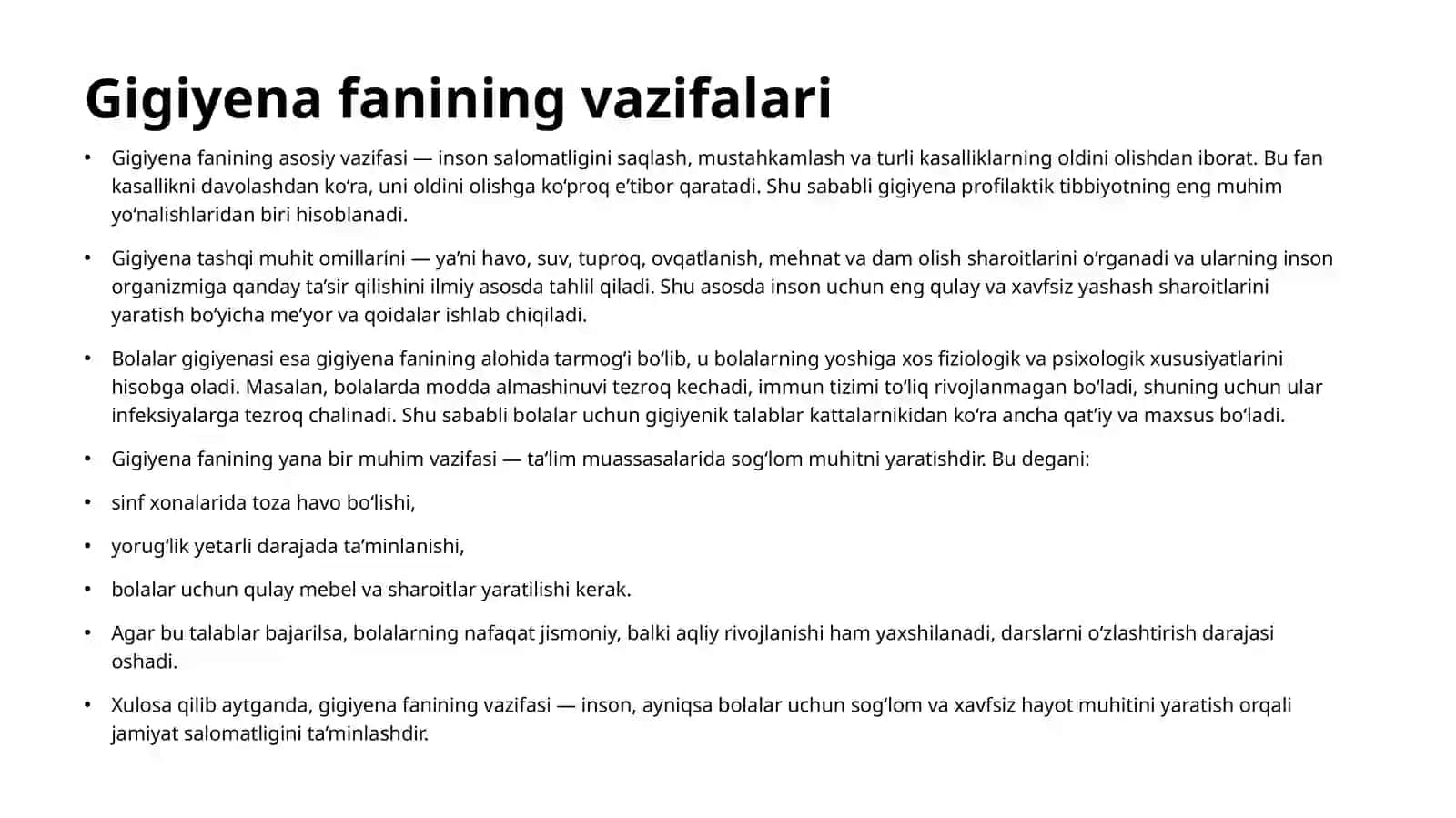 Maktabgachabolalarmuassasalarivamaktablargabo‘lganumumiygigiyeniktalablar 4