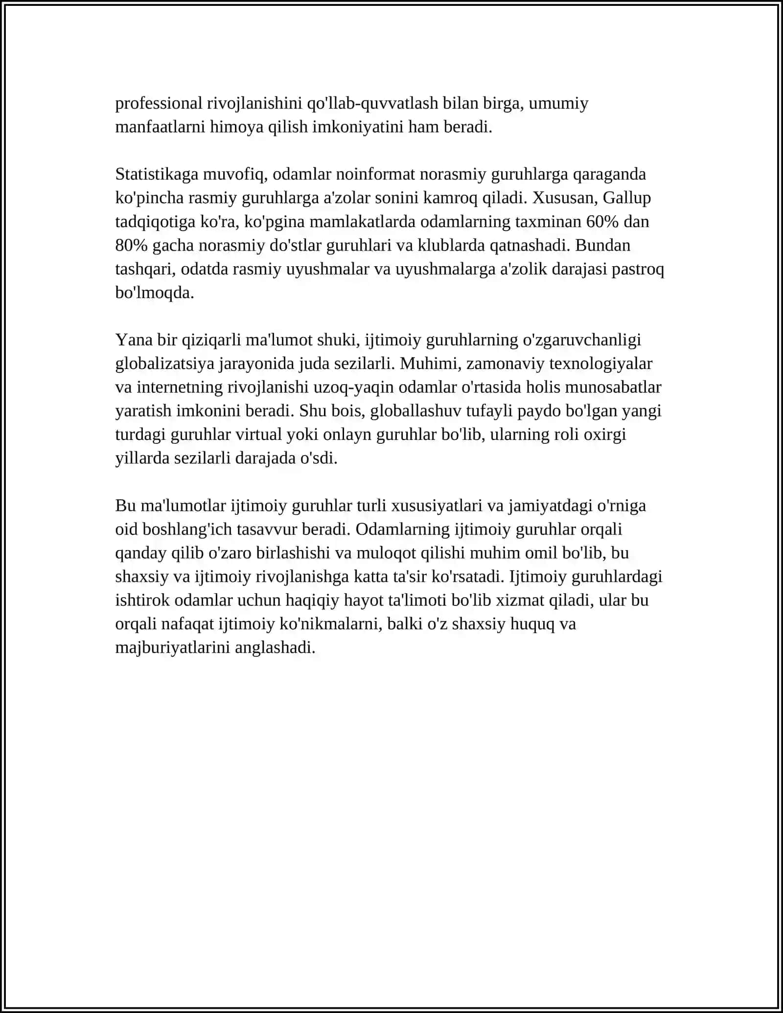SOTSIAL GURUHLAR 4
