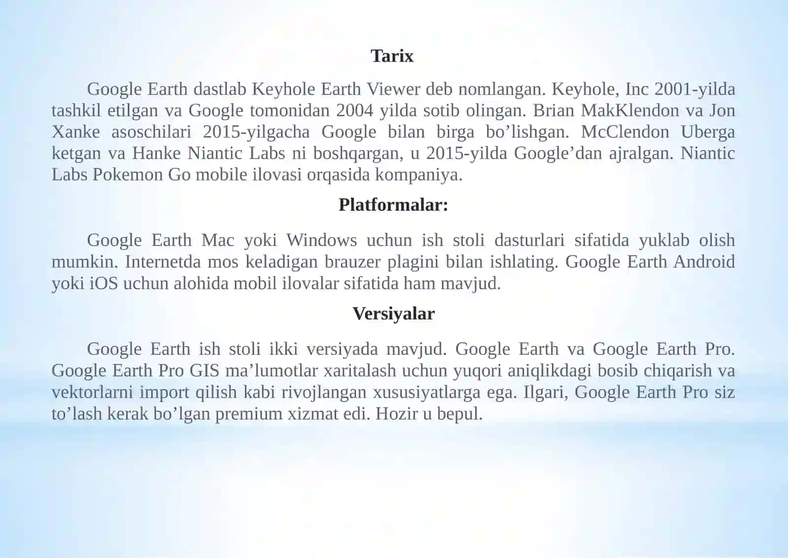 Google Earth nima? 4