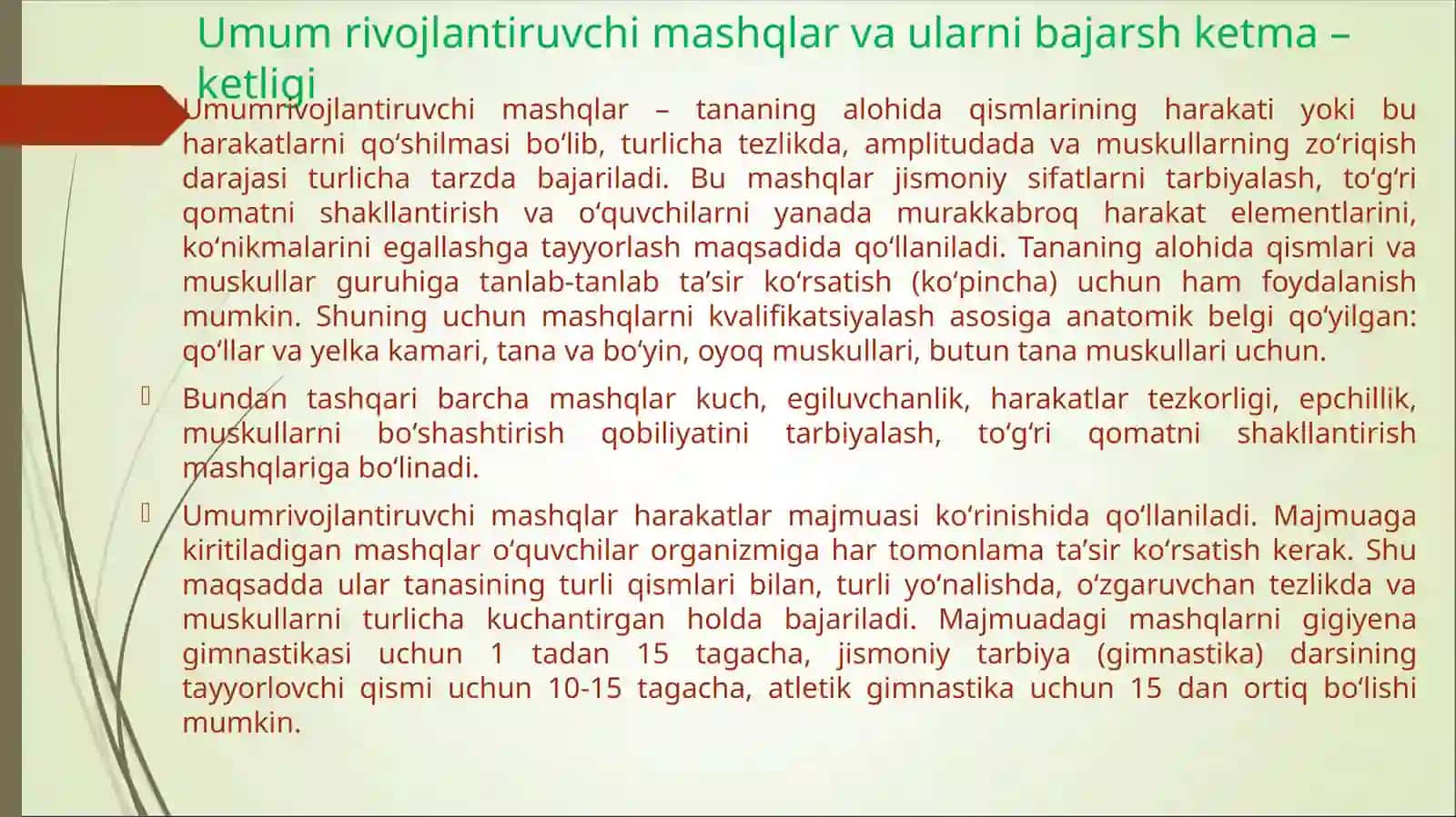 Umum rivojlantiruvchi va maxsus rivojlantiruvchi mashqlar 4