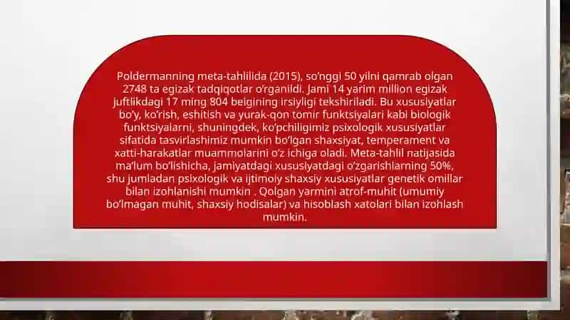 Shaxs taraqqiyotidagi ijtimoiy va genotip omillar 4