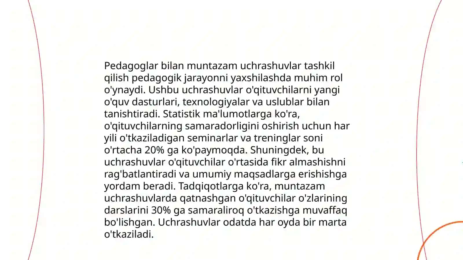 Maktabda ota-ona va pedogoglar o'rtasidagi o'zaro hamkorlik munosabatlarini rivojlantirish 4