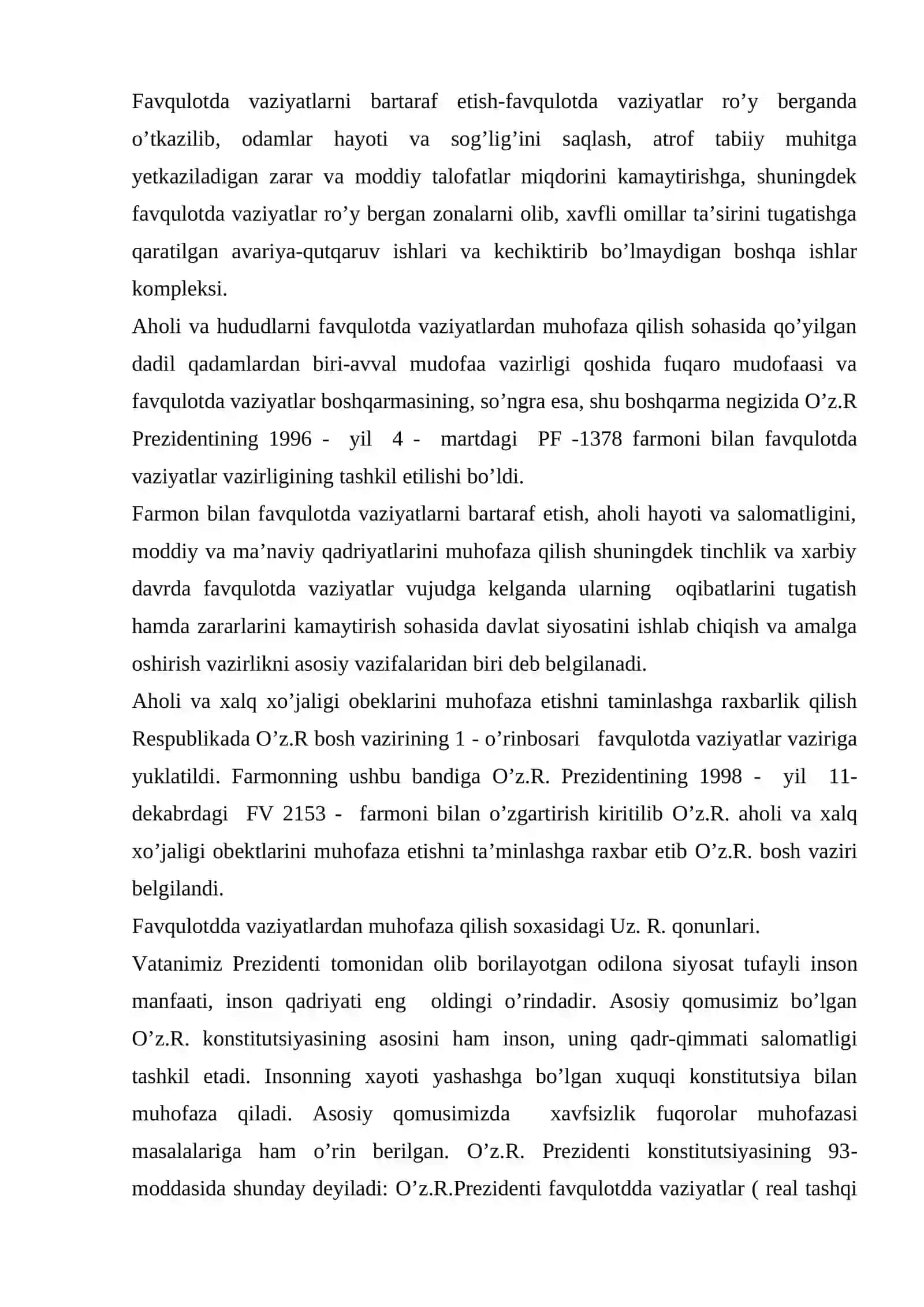 O`zabekiston Respublikasi fuqaro muhofazasining huquqiy asoslari 4
