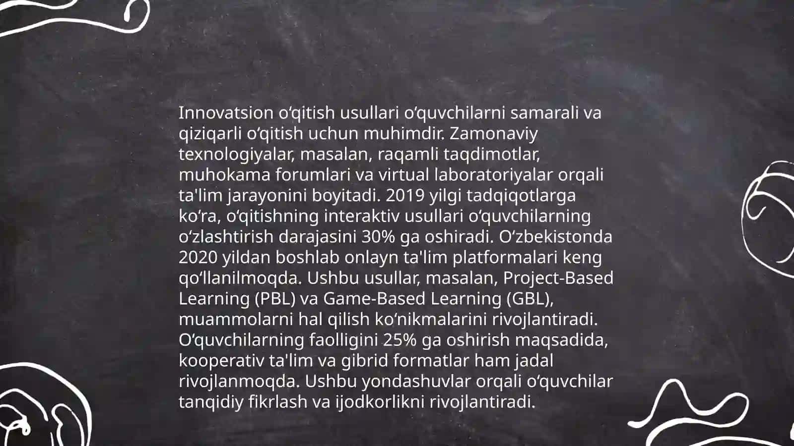 Ōqtuvchilarni kasbiy faoliyatida kreativ muloqot tizimi 4