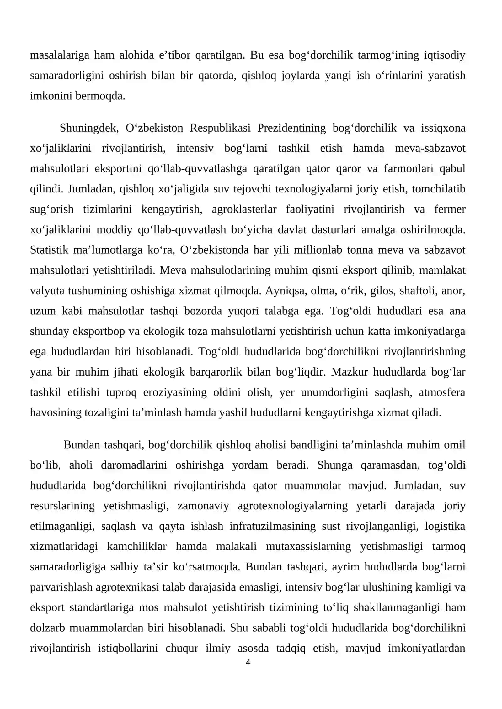 Tog‘oldi hududlarda bog‘dorchilikni rivojlantirish istiqbollari 4