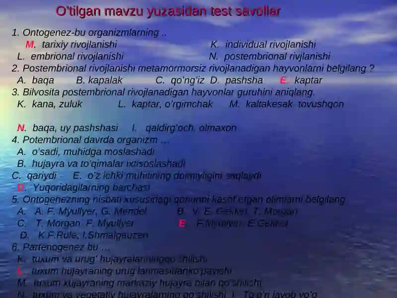 9-sinf biologiya darslarida’’Belgilarning irsiylanishi’’ mavzusini o’qitishda media manbalardan foydalanish 4