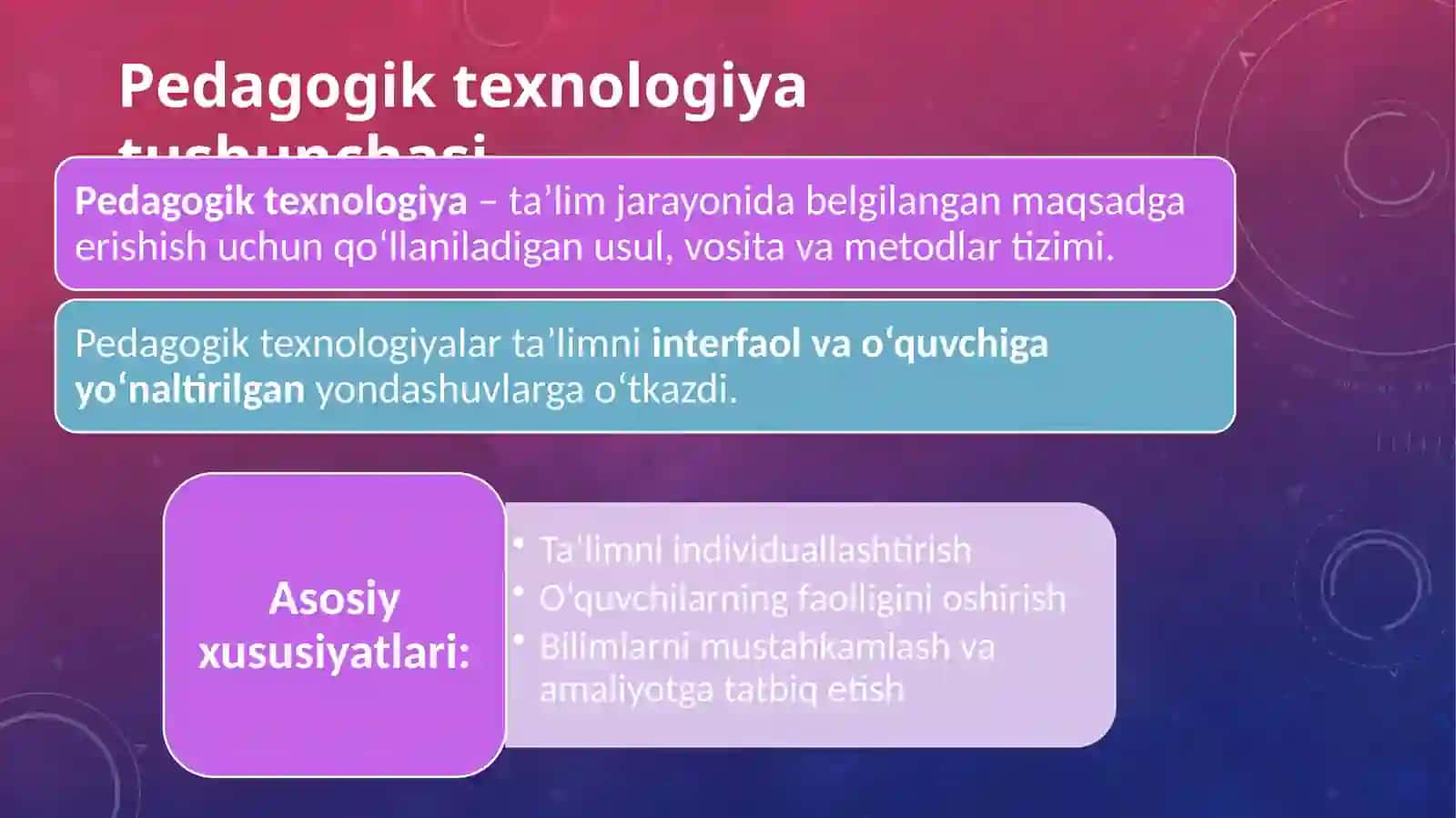 So‘z tarkibini pedagogik texnologiyalarni o‘rganishda qo‘llash 4