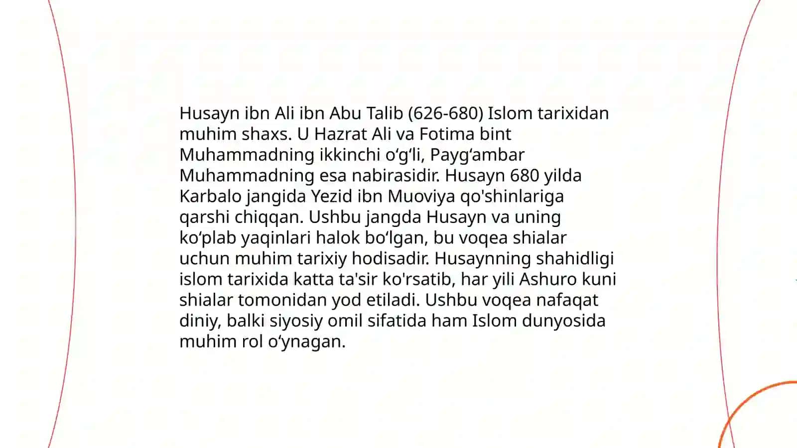 Husayniyning Risola asarini tahlil qilish 4