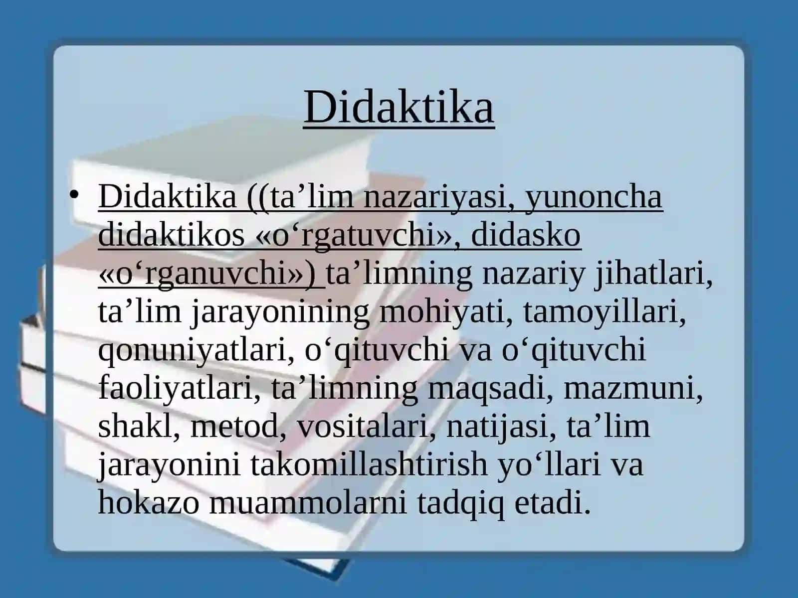 Pedagogika fanining predmeti va uning vazifalari 4