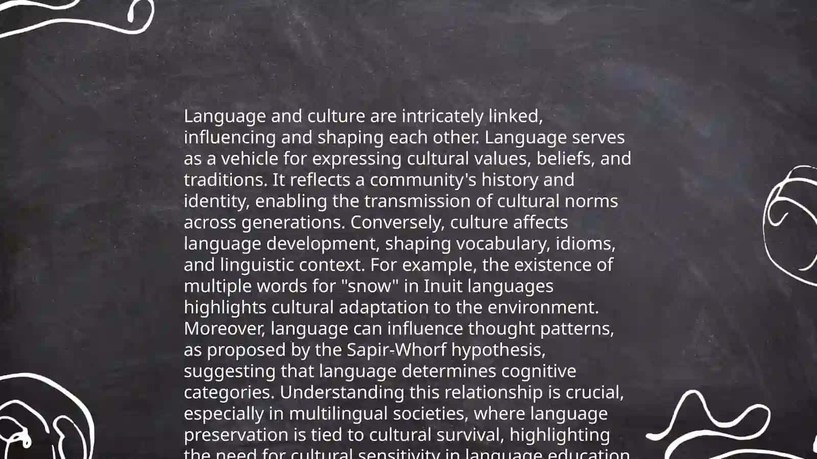 Identifying the concept of culture and its connection with language 4