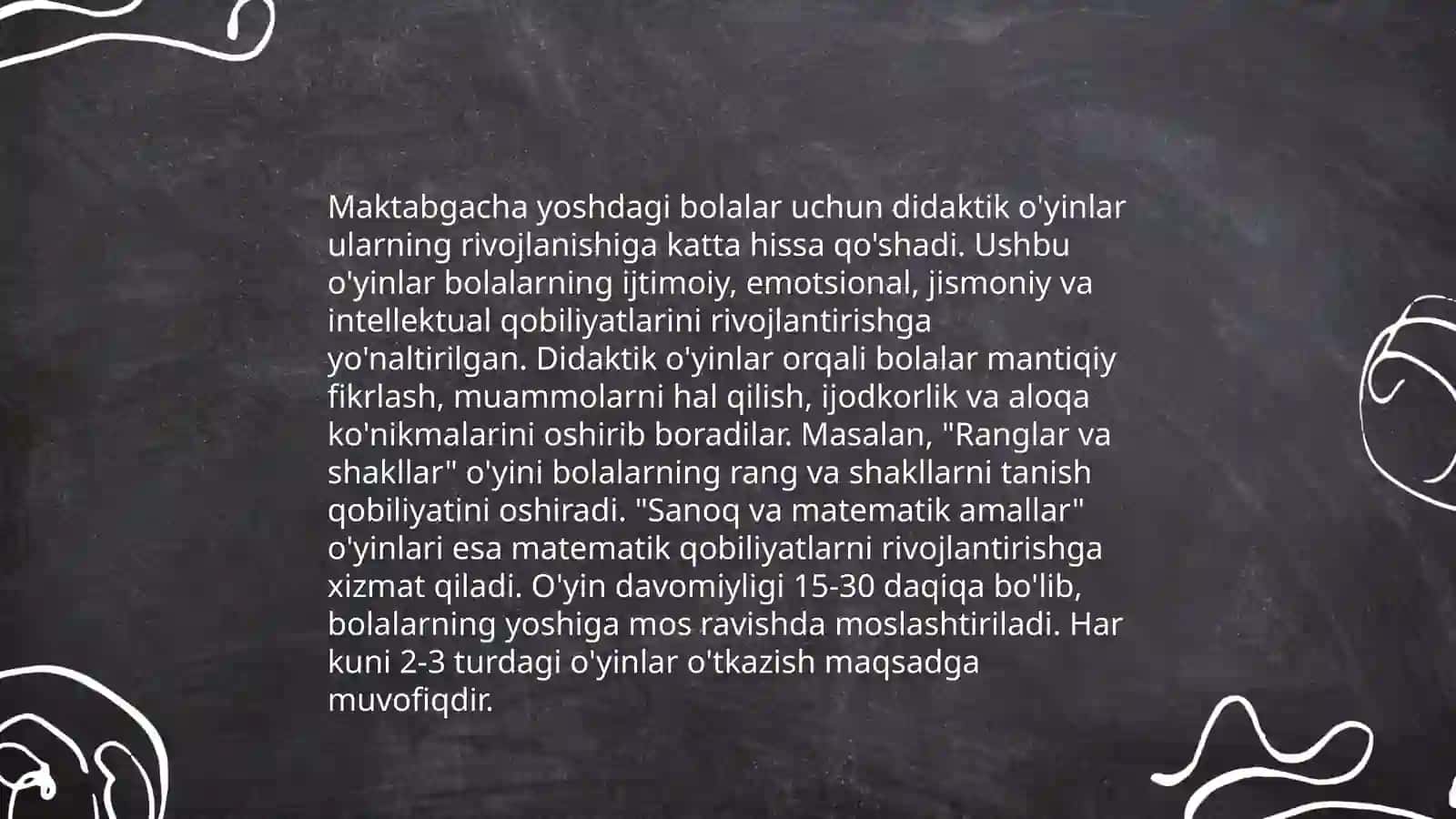 O'yinlarning maktabgacha ta'limdagi roli 4