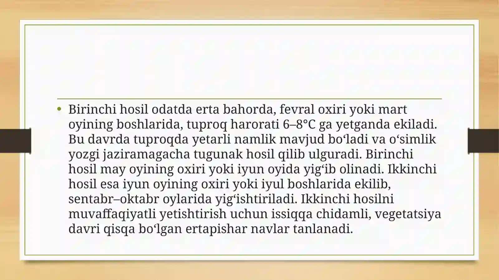 Ikkihosillik kartoshka yetishtirish texnologiyasi 4