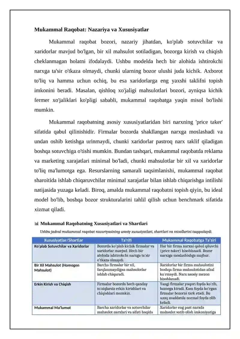 Raqobat turlari 4