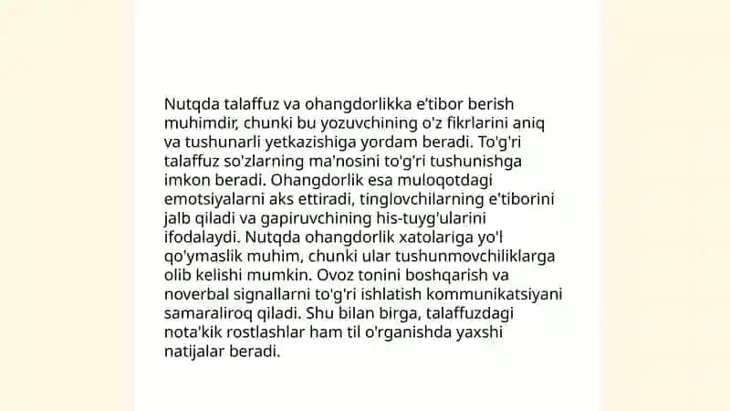 Oʻqituvchi nutqining toʻgʻriligi ravonligi aniqligi va taʼsirchanligini oshirish 4