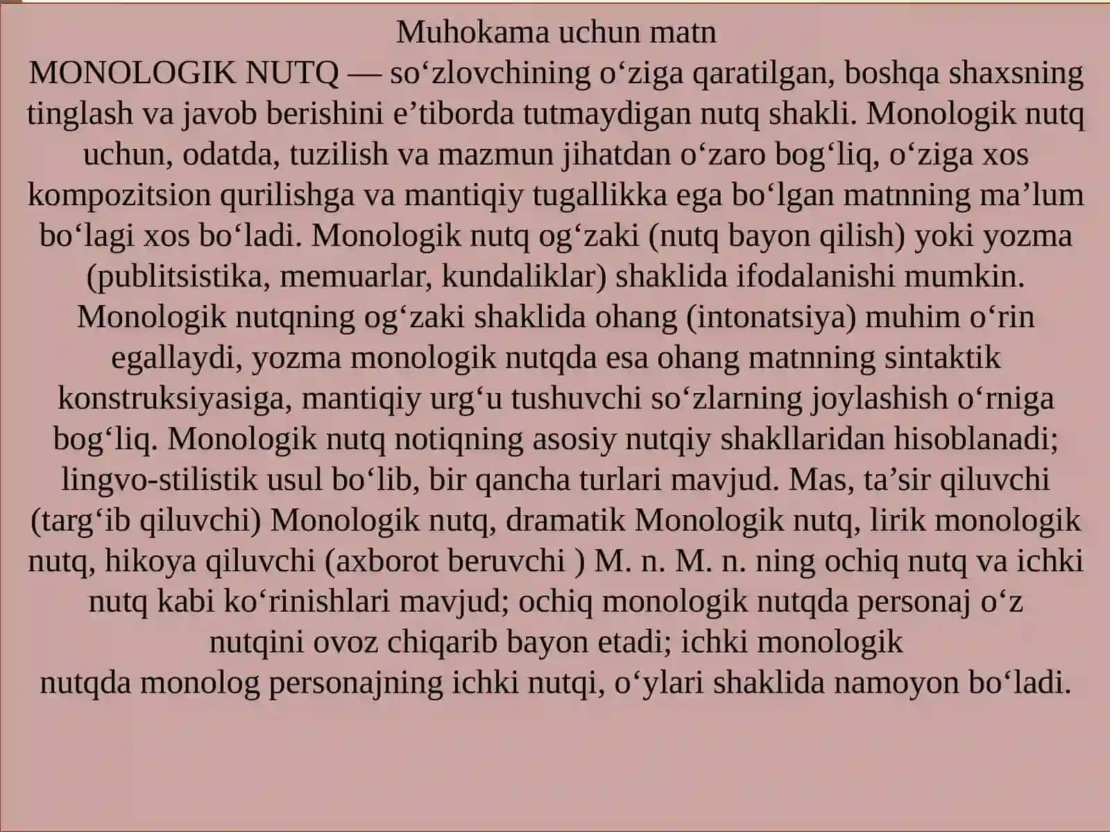 Kasbiy monologik nutq 4