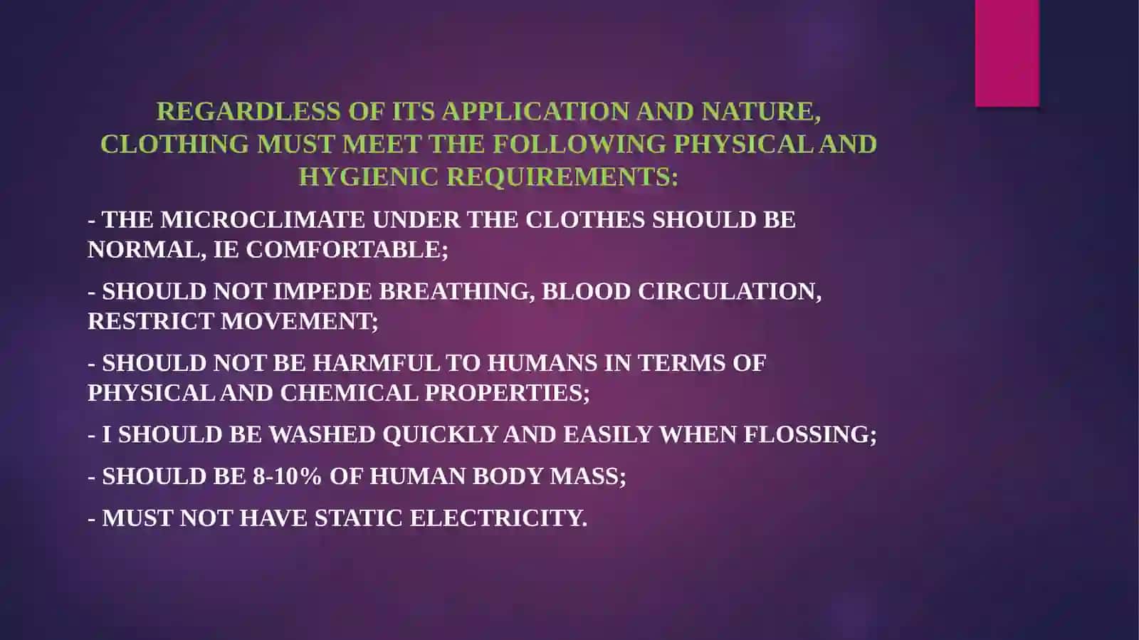 Clothing - head hygiene 4