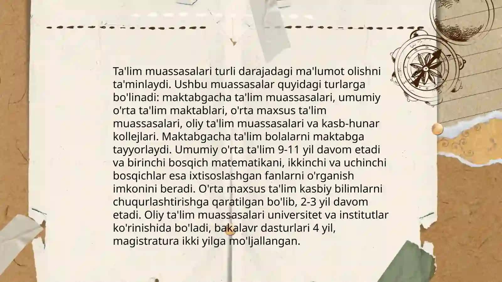 Ta'lim tizimi va turlari 4