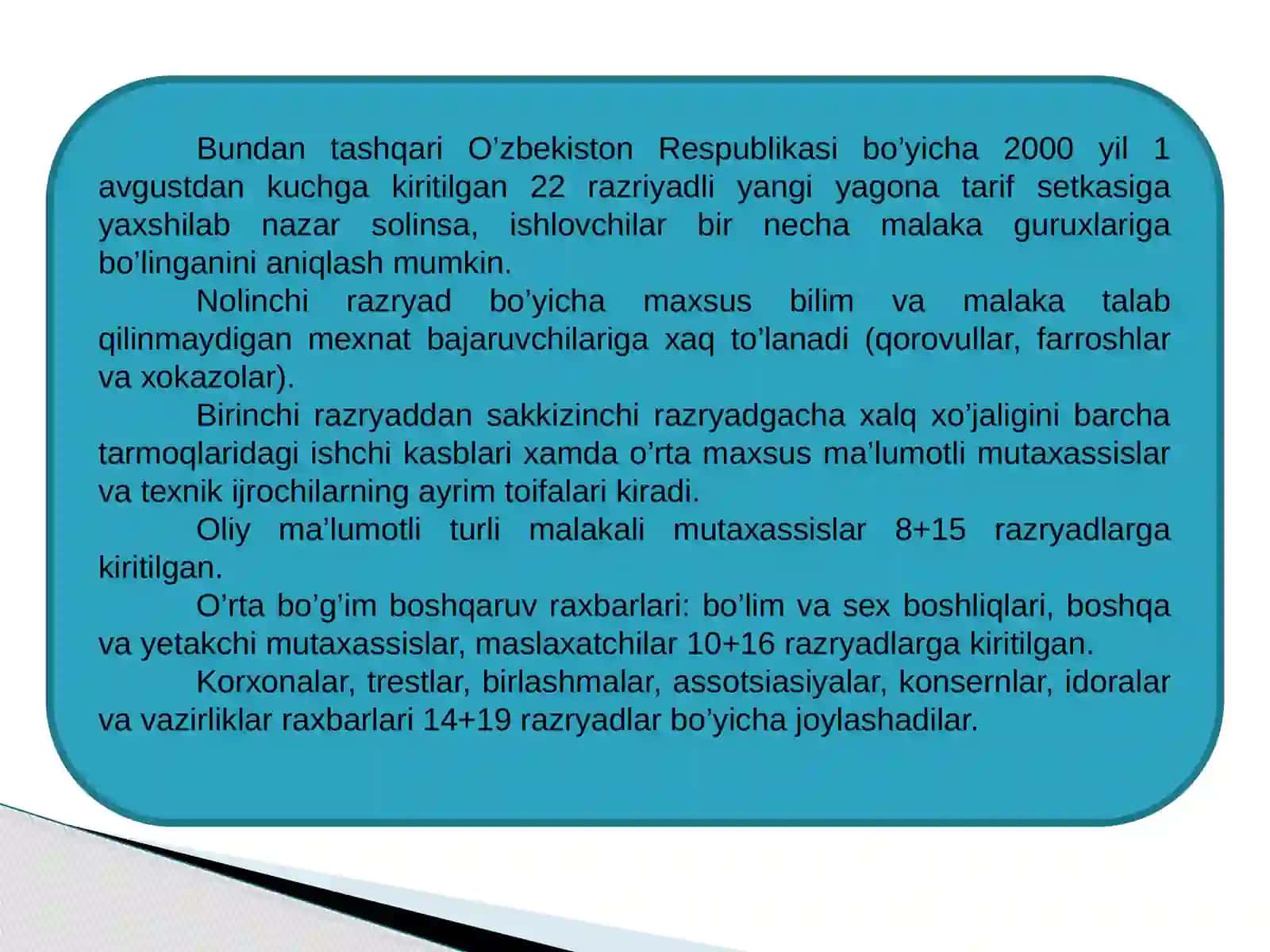 Korxonalarda mеhnаtgа hаq to’lаshni tаshkil qilishni tаrаqqiyoti 4