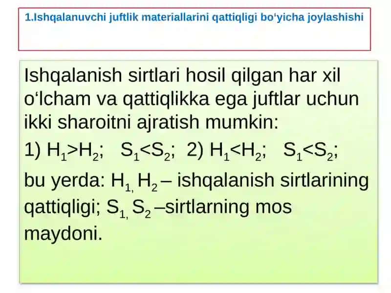 Detallarni yeyilishga bardoshligini oshirishning konstruktiv usullari 4