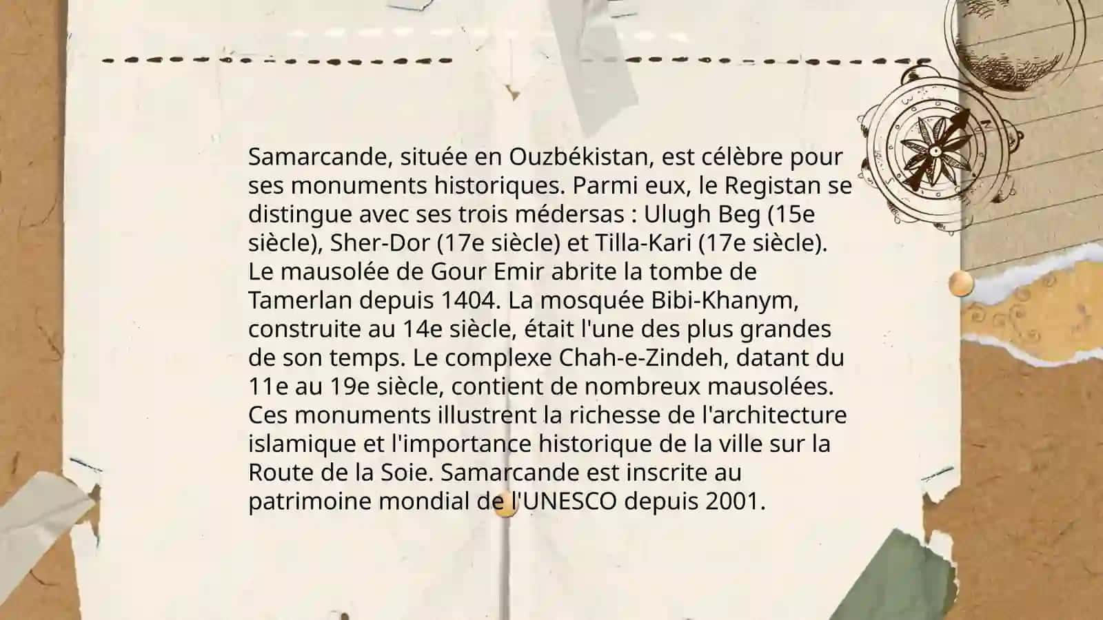 Samarcande est la perle de I'Asie Centrale 4